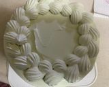 抹茶のデコレーションケーキ作り方25写真