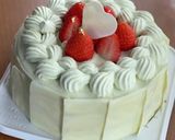 抹茶のデコレーションケーキ作り方26写真