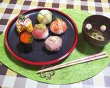 【マミーズ】ひなまつりお祝い★てまり寿司作り方10写真