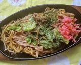 再現！ラーメンこまどりのソース焼きそば♪作り方2写真