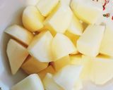 いぶりがっこポテトサラダ作り方1写真