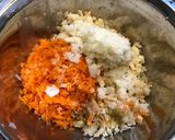 レンコンハンバーグ with たこ焼き粉作り方2写真