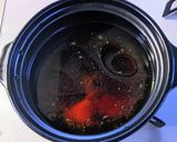餅入り牛肉と水菜のはりはり鍋作り方3写真