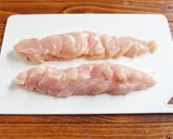 ☆簡単☆鶏むね甘辛ガーリック作り方1写真