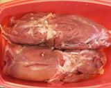 レンジで鶏ハム作り方2写真