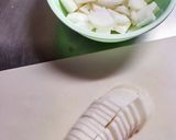 大根と豚バラ肉のカレー炒め作り方1写真