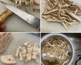 牛肉と牛蒡と蓮根の炊き込みご飯　作り方3写真