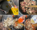 牛肉と牛蒡と蓮根の炊き込みご飯　作り方5写真