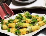 うまカンタン！油揚げと水菜の鍋作り方1写真