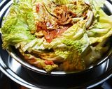 白菜とひき肉の重ね蒸し作り方8写真