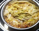 白菜とひき肉の重ね蒸し作り方9写真
