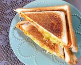 手を汚さず食べられる！納豆ホットサンド作り方16写真