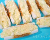 ちくわの器でスティックお好み焼き♪作り方5写真