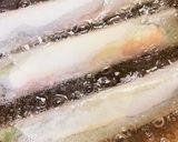 めんたいアスパラ春巻き作り方3写真