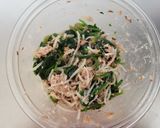 ほうれん草とサバ缶のナムル作り方3写真