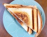 手を汚さず食べられる！納豆ホットサンド作り方10写真