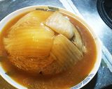 白菜とひき肉の重ね蒸し作り方12写真