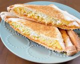 卵とキャベツで！味噌マヨ和風ホットサンド作り方16写真