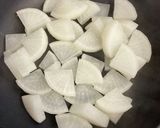 鶏団子と大根のすっぱい煮作り方1写真