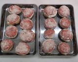 しいたけの肉詰めハニーマスタード味作り方3写真