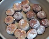 しいたけの肉詰めハニーマスタード味作り方4写真