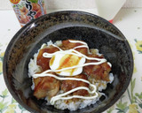 揚げない唐揚げde簡単てりマヨ丼作り方4写真