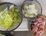 白菜と鶏肉クリーム炒め煮作り方1写真