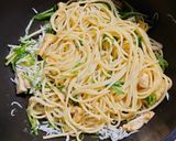 わかやま梅としらすのはりはりパスタ作り方4写真