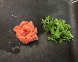 菜の花と魚介の明太子Pasta♡作り方1写真