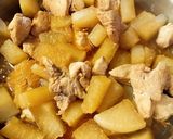 シンプル煮物★鶏大根(QC無水鍋使用)作り方2写真