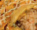 鮭フレークバターライスの簡単！オムライス作り方6写真