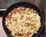 簡単☆キャベツと挽き肉のカレー風味炒め作り方3写真