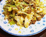 簡単☆キャベツと挽き肉のカレー風味炒め作り方4写真