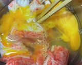 #カニカマたっぷり簡単カニカマ#オムレツ作り方1写真