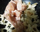 簡単！鶏胸肉とれんこんの照り焼き作り方4写真