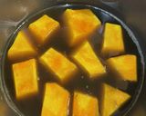かぼちゃの煮物with藍粉作り方2写真