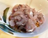 鯵の納豆塩昆布和え作り方2写真