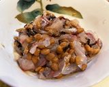 鯵の納豆塩昆布和え作り方4写真