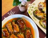 オートミールで美味しい！ピーマンの肉詰め作り方35写真