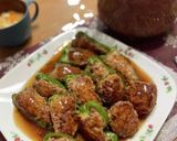 オートミールで美味しい！ピーマンの肉詰め作り方36写真