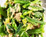 アスパラ菜の醤油麹マヨ和え(柚子胡椒味)作り方4写真