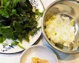 ワインと♡ひき肉とクレソンの和風パスタ作り方1写真