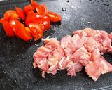 簡単チキントマトの照り焼きチーズ作り方1写真