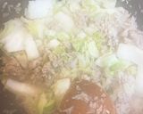 豚こま辛口白菜麻婆作り方1写真
