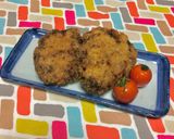 超簡単☆梅じそ味噌味の豚こまかつ♪♪♪作り方5写真