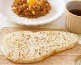 レンジで1分♪簡単オートミールチーズナン作り方10写真