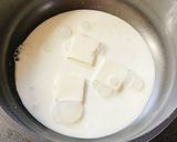 市販のパスタソースでたらこクリームパスタ作り方3写真