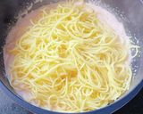 市販のパスタソースでたらこクリームパスタ作り方5写真