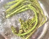 ワラビのおろし長芋・温泉卵のっけ作り方1写真