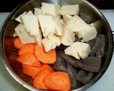 鶏肉と根菜の炊き合わせ作り方3写真